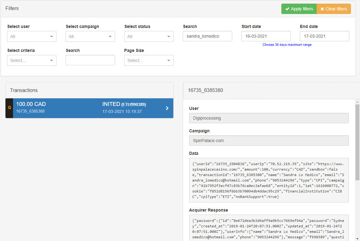 Portal Transactions Transaction With Transaction Data