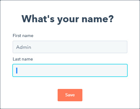 Hubspot Profile Preferences Name