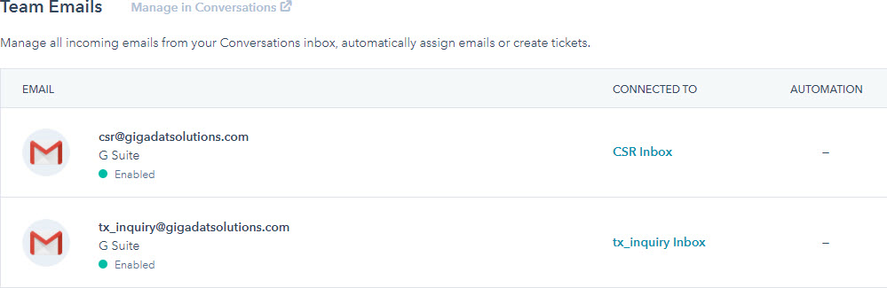 Hubspot Profile Preferences General Email Team Emails